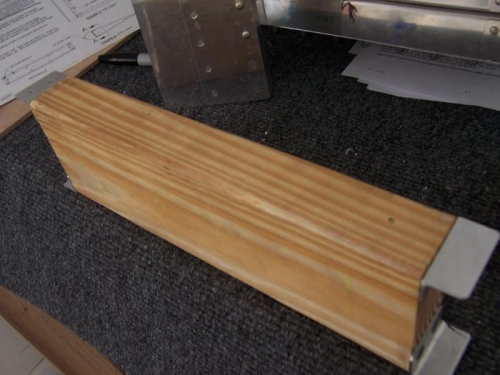 Control surface kit clamp down tool.