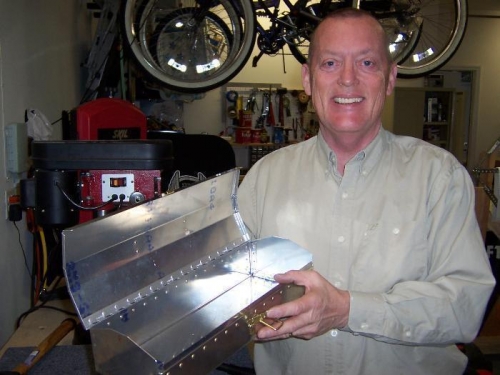 This kit came together so much faster than the control surface.