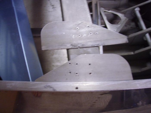 All drilled out and the bottom one is how its supposed to look.  Waiting for new ones.