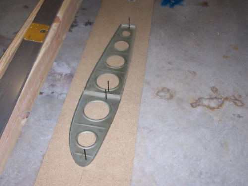 Draw line, Match drill tooling holes.