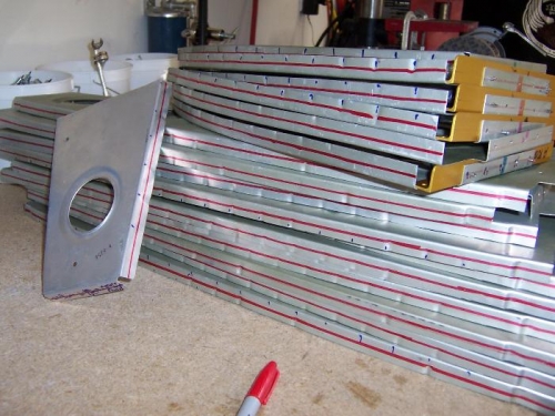 Red Sharpies work great