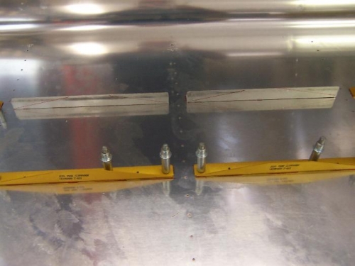 Just trim up the fabricated stiffeners and keep working.