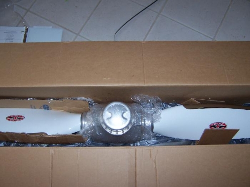 Composite Prop with Nickel Leading Edge