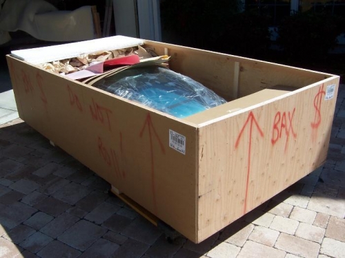 Crate was packed very well