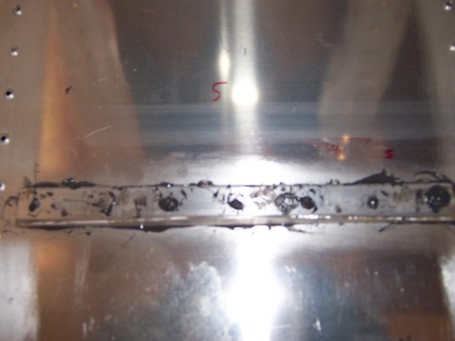 What stiffener looks like before riveting