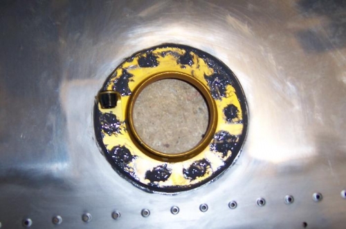 Covered all shop heads with proseal too