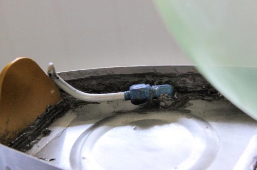 Properly sealed the vent line with crimped and sealed tube