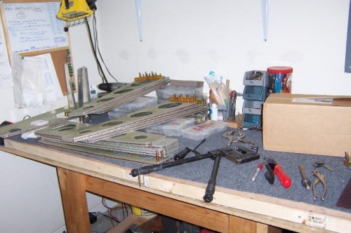 Main Ribs Ready to Dimple and Drill for Conduit