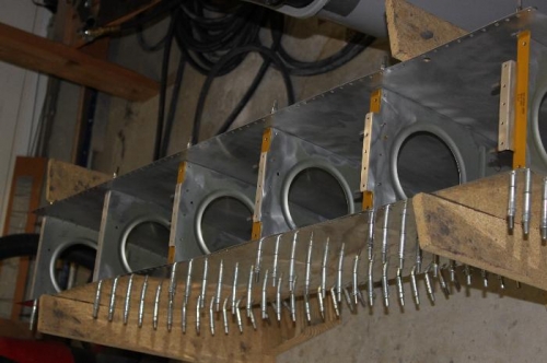 All holes deburred, dimpled and fit correctly