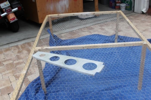 Had a little leftover paint in gun so one more rib finished.