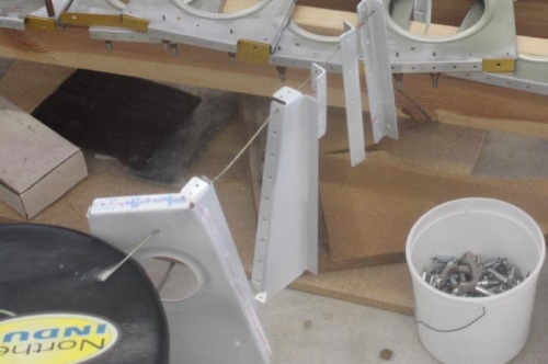 Angles, bellcrank attach supports, etc.