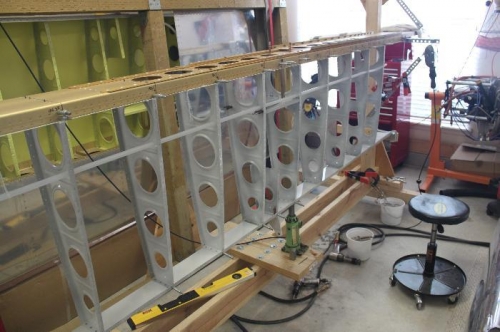 Here goes final riveting.  Yeaahhhh.