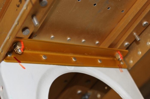 Torqed nuts and seal on Rib 5