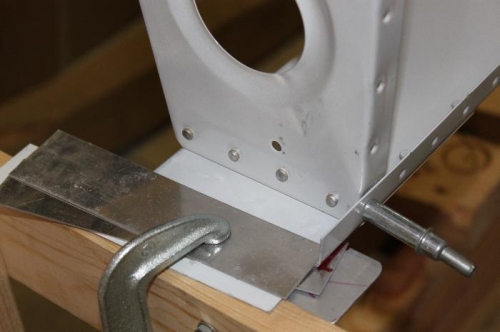 Outside view of outermost rib.