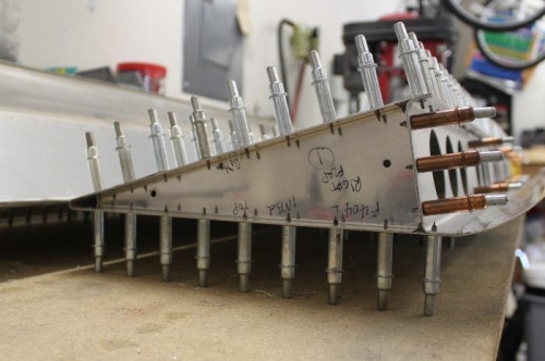 The flush end of the flap.  Disregard writing.  I swapped parts..