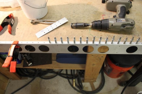 Flap spar gets countersunk both flanges