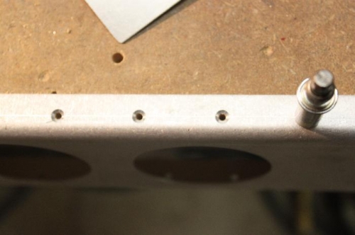 Cleco to table as I progress with countersinks