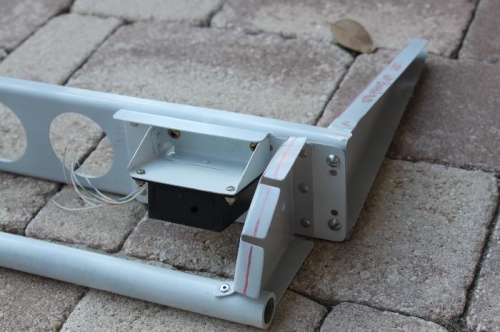 Electric trim kit installation.  Still need to cut holes in skin later.