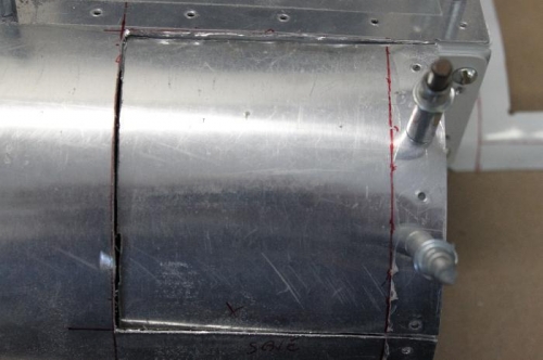 Used Dremel Cutoff Wheel to open the skin.