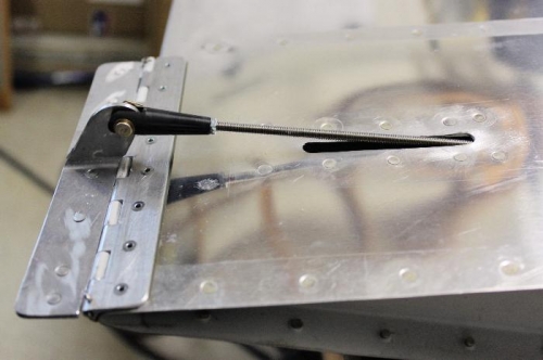 Hinge Pin Cotter Pins were hard to keep out of the way.