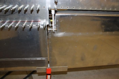 Flap/aileron spacing right at 1/4