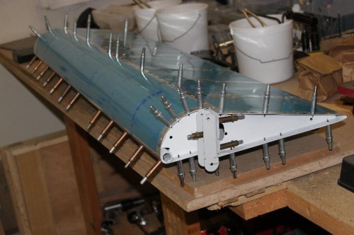 Aileron ready for final riveting