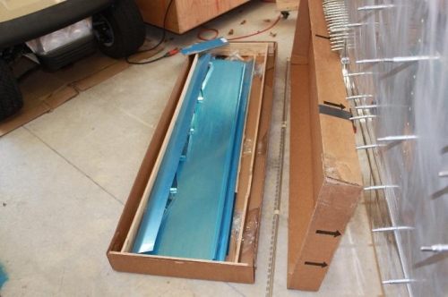 Vans did an excellent job with packing.  No damage.  Everything was there.