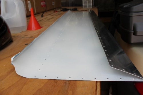 Top skin of right flap.