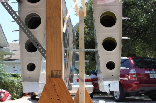 Finished painting the rear spar and attached parts.