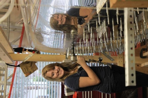 Daughter Julia needed her facebook pose