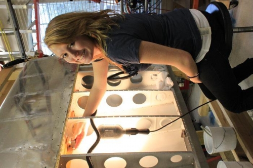 Also had her bucking with the titanium bar.