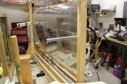 Trial fitting of aileron and flap