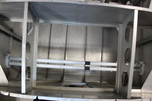 Holes drilled and bolts inserted.