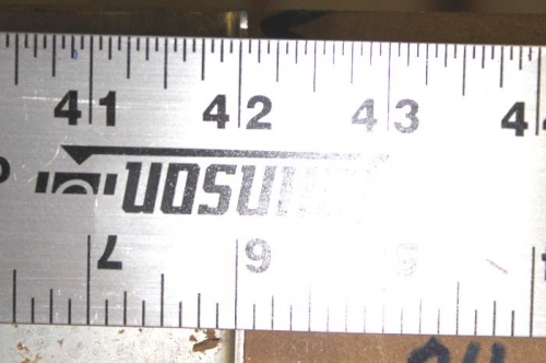 My measurements.  Your's may vary.