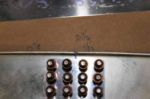 Plan says to have joining halves touch eash other. Not always possible, but I came real close.