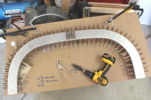 Reamed #30 all the initial #40 holes.