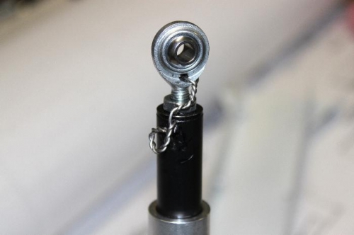 Wire twists between bearing and shaft hole and after the hole.