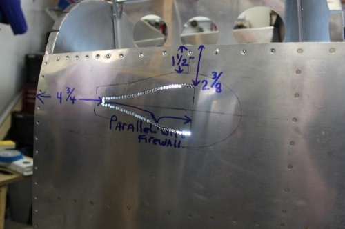 Ready to cut out with dremel.