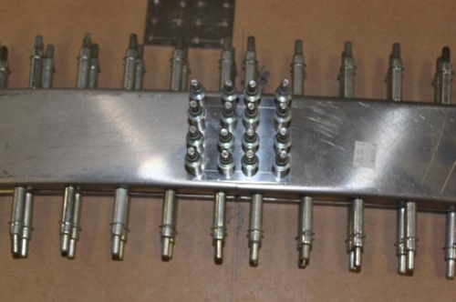 Drilled the last connector plate from outside while everything is assembled.