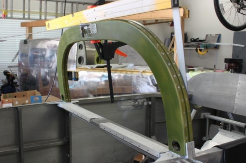 How I eventually checked overall height to longerons.