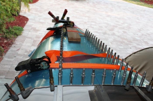 The start of match drilling from inside out..