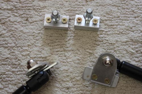 Assembed stuff at bottom gets mounted on canopy deck rail to hold aft end of lift strut.