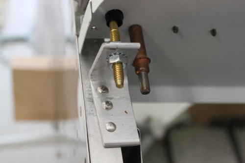 Top down on Co Pilot side. Scrap angle had weird cut on it but had to use it.  It's good.