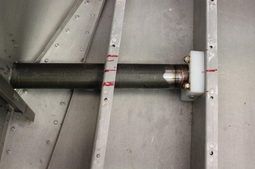 There it is. Mounted and it fits perfectly. Yeah!!  Of course it all comes out for painting.