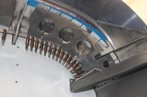 End braces require some flexing and trimming of the ''slots