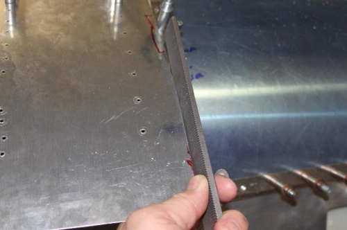 Vixen file finishes the edge perfectly.