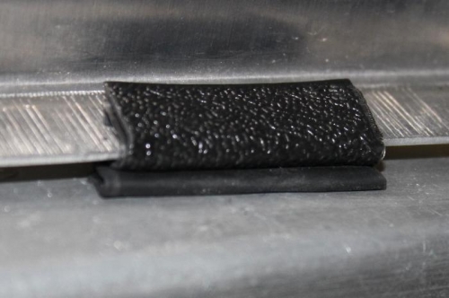 Slipped a piece of weatherstrip on to see how I liked the fit. Seems OK.