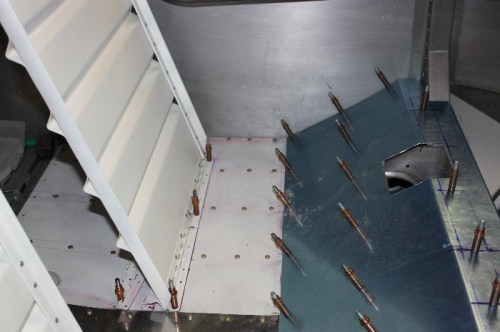 Tested pilot seat positions.