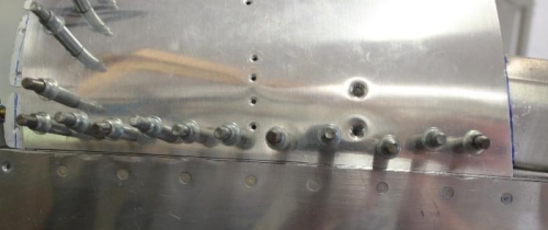 Pilot glare shield - fuselage flush fit was great too.