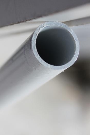 From control yoke to elevator bell crank.